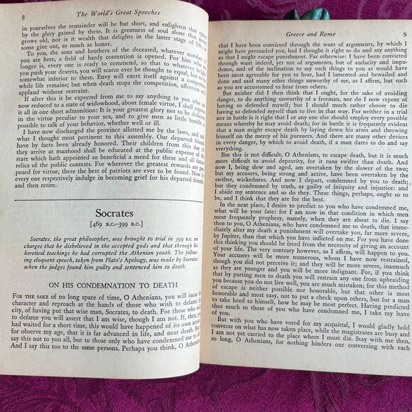1942 The World's Greatest Speeches. Edited by Lewis Copeland, Vintage Book - Picture 6 of 12